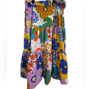 Truly 4 You midi tiered skirt